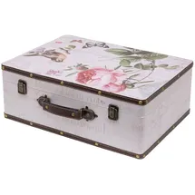 HMF Vintage Koffer aus Holz, 44 x 32 x 16 cm