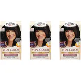 3x Poly Palette Vital Color Intensive Creme-Haarfarbe 4-0 Dunkelbraun EA802849