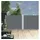 vidaXL Balkon-Sichtschutz 140 x 1200 cm Anthrazit Polyester 