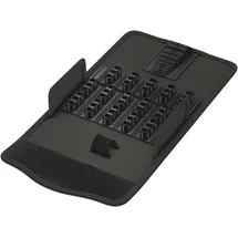 WERA Textile Box Kraftform Kompakt 100, leer, schwarz, 140 x 88 x 47 mm