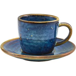 Espresso Untertasse Terra Aqua Blue - 11,5cm (6 Stk.) - 6er Karton - Untertassen 11,5cm
