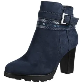 Elara Damen Stiefelette Ankle Boots Chunkyrayan 2018 C292-1-Dk.Blue-42