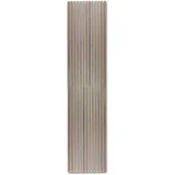 Kaiser plastic Akkustikpaneele Eiche oder Walnuss | mit grauem Filz | moderne Wandverkleidung | akustische Wandpaneele | in verschiedenen Formaten (Walnuss, 150 x 40 cm)