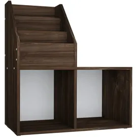 vidaXL Kinderregal Räuchereiche 71 x 30 x 78,5 cm Spanplatte braun