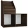 vidaXL Kinderregal Räuchereiche 71 x 30 x 78,5 cm Spanplatte braun