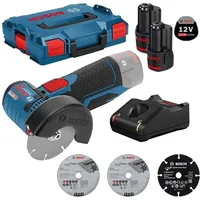 Bosch GWS 12V-76 inkl. 2 x 2,0 Ah +