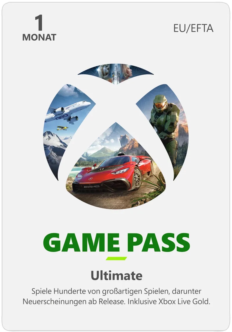 Microsoft Xbox Game Pass Ultimate 1 Monat Software