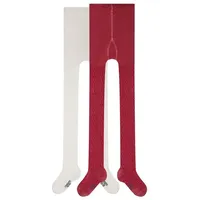 CAMANO Kinder Strumpfhose 2er Pack 122/128 rose wine -