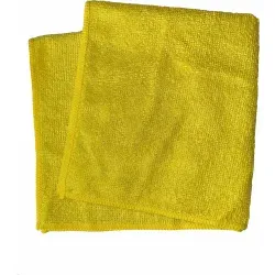 BASIC-LINE Microfasertuch ABL3838GE , 1 Packung = 10 Stück, 40 x 40 cm, gelb