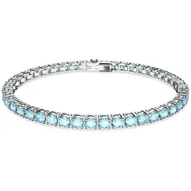 Swarovski Matrix Tennis Armband, Blau Rhodiniert 5660914 Größe XL