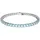 Swarovski Matrix Tennis Armband, Blau Rhodiniert 5660914 Größe XL