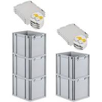 Proregal SuperSparSet 5x Eurobox NextGen Grip mit Scharnierdeckel und