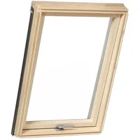 Dachfenster 55 x 78 cm, Holz, Kiefer, Farbe außen Anthrazit, Schwingflügel, Profil Slim Pine, 2-fach Verglasung, individuell konfigurierbar