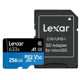 Lexar microSDXC 256GB Class 10 633x UHS-I