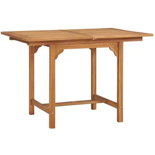 vidaXL Gartentisch Ausziehtisch (110-160)x80x75 cm braun