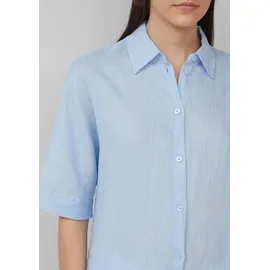 s.Oliver Kurzarmbluse Relaxed Fit Blau 44