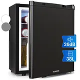 Mini Kühlschrank 38 L Getränkekühlschrank 2 L Flaschenfach leise Hausbar Schwarz