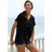 LASCANA Kapuzenshirt "aus sommerlichem Waffelstrick", Damen, Gr.