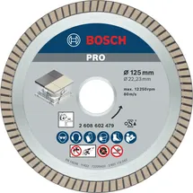 Bosch Diamant-Trennscheibe Best for Ceramic Extra-Clean Turbo 125 mm 1 St.