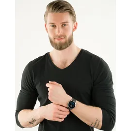 Garmin fenix 7S Standard silber mit graphitfarbenem Armband