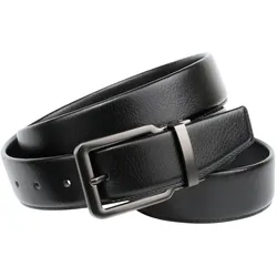 Ledergürtel ANTHONI CROWN, Damen, Gr. 95, schwarz, Leder, unifarben, Basic,casual, Gürtel, Klassischer Ledergürtel in schlichter Eleganz, Schließe in Grau