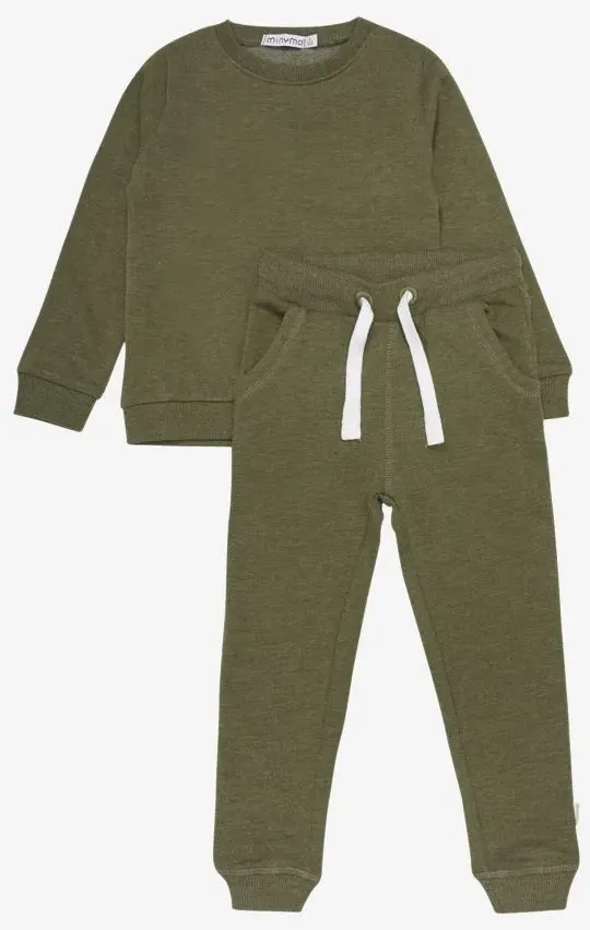 Minymo Sweat Set (2-pcs) dark olive (954) 80