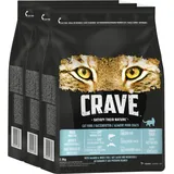 Crave Adult mit Lachs und Weißfisch Katzenfutter 2,8 kg