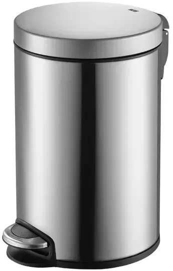 Treteimer EKO Serene Tretmülleimer Edelstahl matt 8 L mit gedämpftem Deckel und Inneneimer, stilvoller Mülleimer