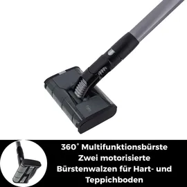 Fakir AS 1480 LT Floor schwarz-silber
