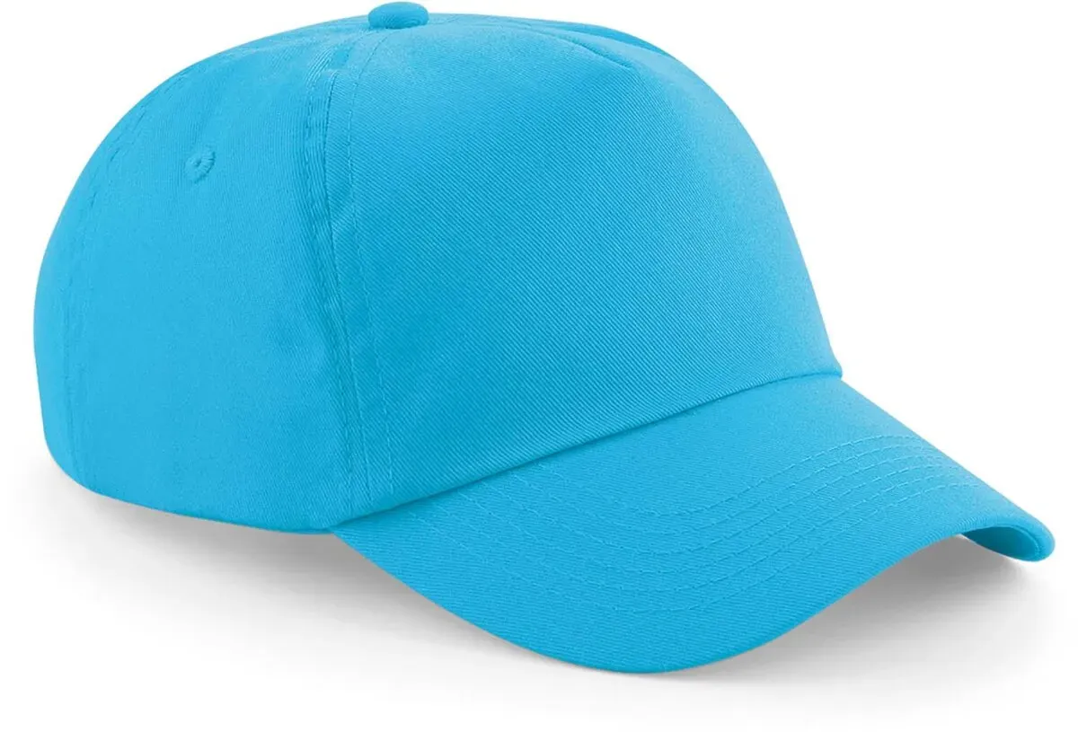 Beechfield Unisex 5-Panel Kappe 'Original' Klassische Cap B10 surf blue one size
