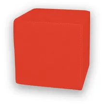 Betten-ABC Kubi – Sitzwürfel mit Polsterstoff und Füßen, in fünf Farben