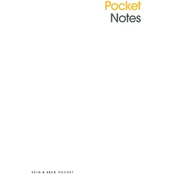 Pocket Notes Gelb