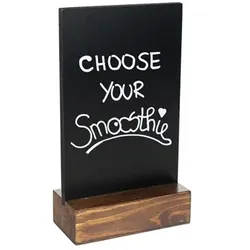 DECOR SERVICE Tisch-Kreidetafel, dunkelbraun, A6, 1 Stk.