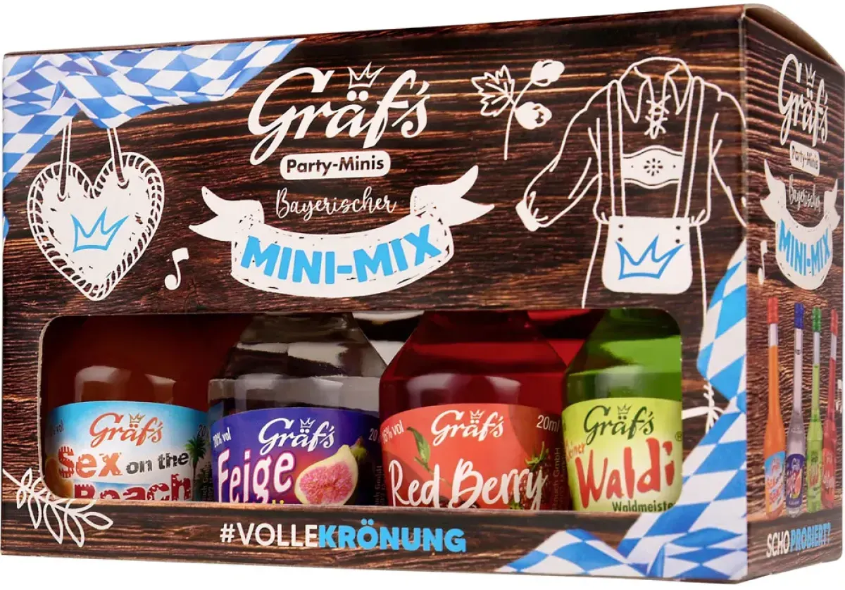 Gräf's Bayerischer Mini-Mix 16-20% vol. 8x20 ml