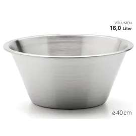 Weis Küchenschüssel 40 cm Silber 2-tlg.