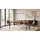 WFL GROUP Elan 160 x 76 x 90 cm ausziehbar Eiche braun
