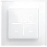 eQ-3 Homematic IP Smart Home Set Glasthermostat mit Co2-Sensor - weiß, 1 Fach-Glasrahmen, HmIP-WGTC + HmIP-GF1