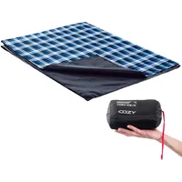 High Peak Cozy Picknickdecke blau 180 x 0 cm