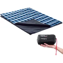 High Peak Cozy Picknickdecke blau 180 x 0 cm