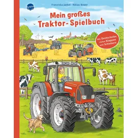 Arena Mein großes Traktor-Spielbuch. Mit Drehscheibe, vielen Klappen und Schiebern:
