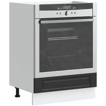 vidaXL Herdumbauschrank Porto 0 x 0 x 0 cm Schwarz