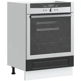 vidaXL Herdumbauschrank Porto 0 x 0 x 0 cm Schwarz