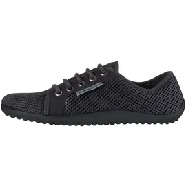 Leguano aktiv lavaschwarz, schwarze Sohle 34