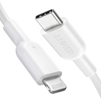 Anker PowerLine II USB C auf Lightning Kabel,90 cm lang, MFi-Zertifiziert, für iPhone 13/13 Pro/12/12 Pro Max/11 Pro/X/XS/XR/8 Plus, für Typ-C Ladegeräte,Unterstützt Power Delivery(Weiß)