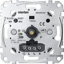 Merten MEG5134-0000 Universal-Drehdimmer-Einsatz für LED-Lampen MEG51340000