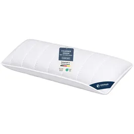 casimum 3-Kammer-Kopfkissen 40 x 80 cm Weiß