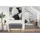 Konsimo Sitzhocker Holz 80 x 46 x 65 cm Grau