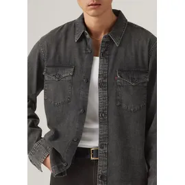 Levi's Relaxed Fit Jeanshemd Schwarz M