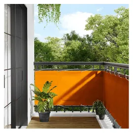 vidaXL Balkon-Sichtschutz 75 x 700 cm Orange Polyester-Oxford