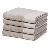 Möve Brooklyn Handtuch-Set (4-teilig) Handtücher 4 ct Grau
